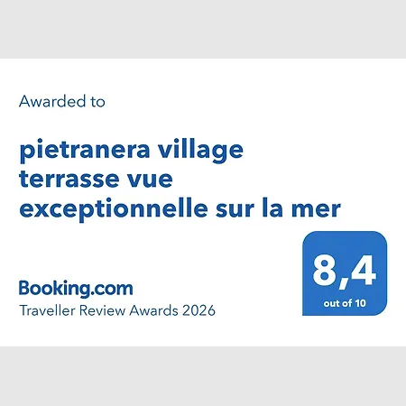Apartment Pietranera Village Terrasse Vue Exceptionnelle Sur La *