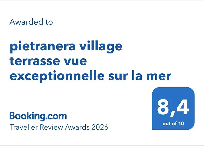 Apartment Pietranera Village Terrasse Vue Exceptionnelle Sur La *